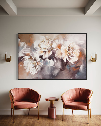 Peonies blossom 100x150cm | Infinite Home Decor