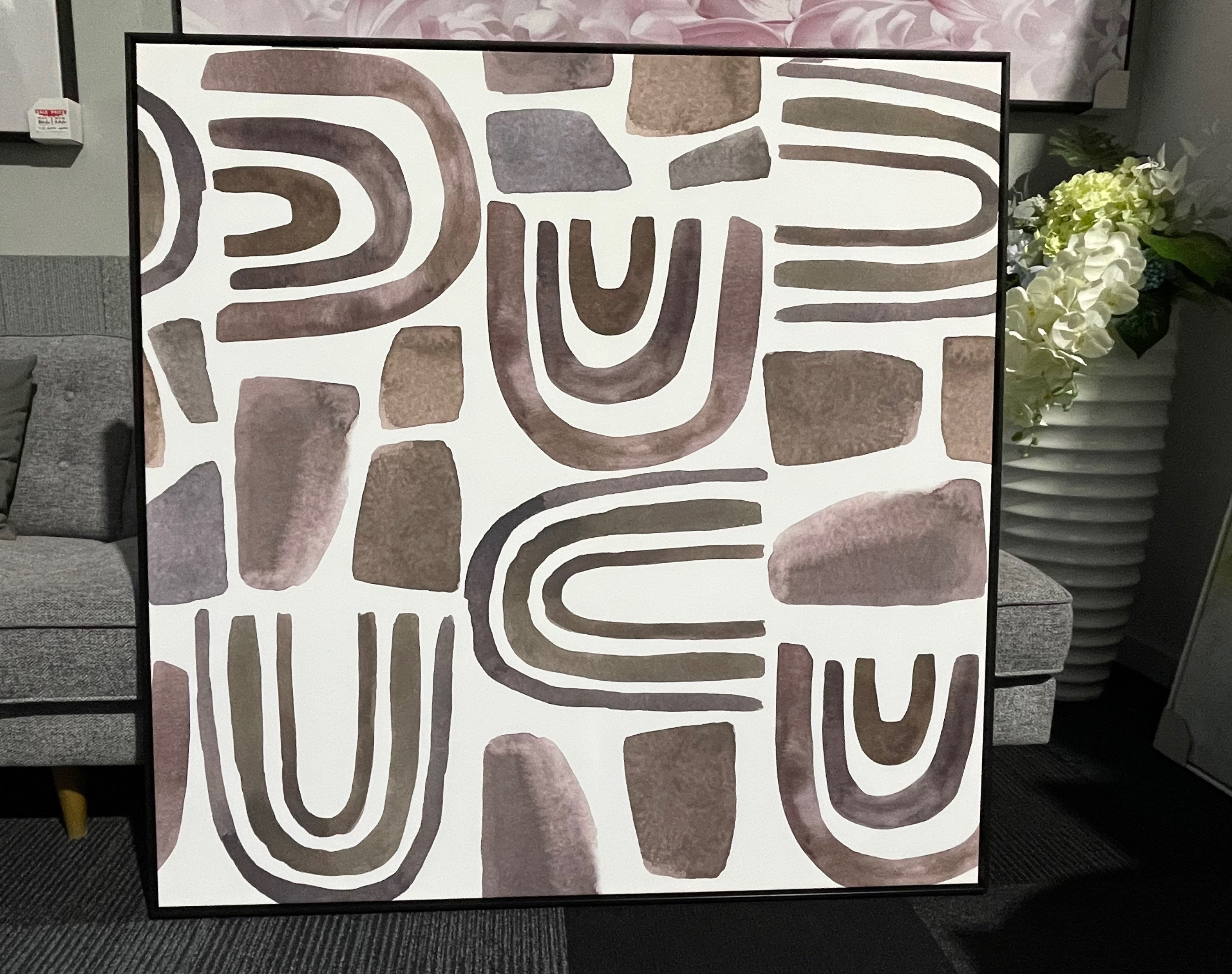 Modern symbols 120x120cm