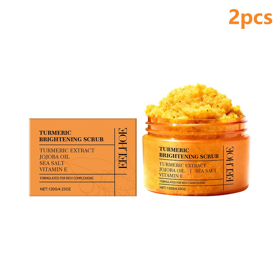 Miniatura: Esfoliante de Cúrcuma EELHOE – Clareador e Iluminador para Corpo Inteiro, Rem
