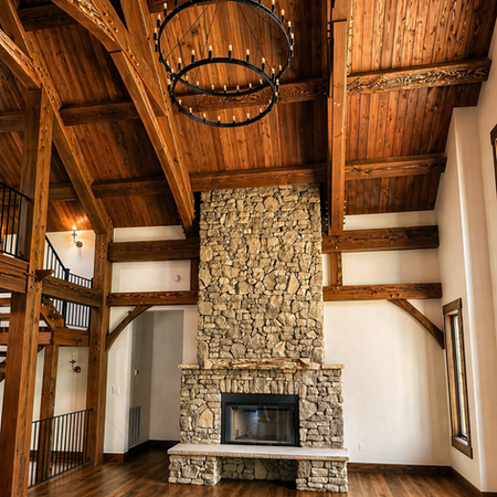 Beautiful fireplace