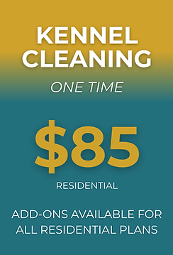 Star City Pet Pros One Time Pricing - Kennel Cleaning
