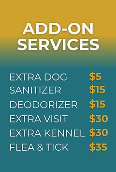 Star City Pet Pros Add On Pricing