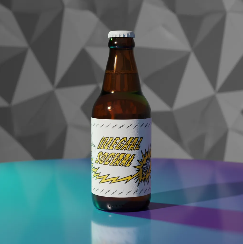 Miniatura: Cerveja Artesanal Belgian Hoppy Sociaal Illegaal 300ml – Caixa 4 Unidades