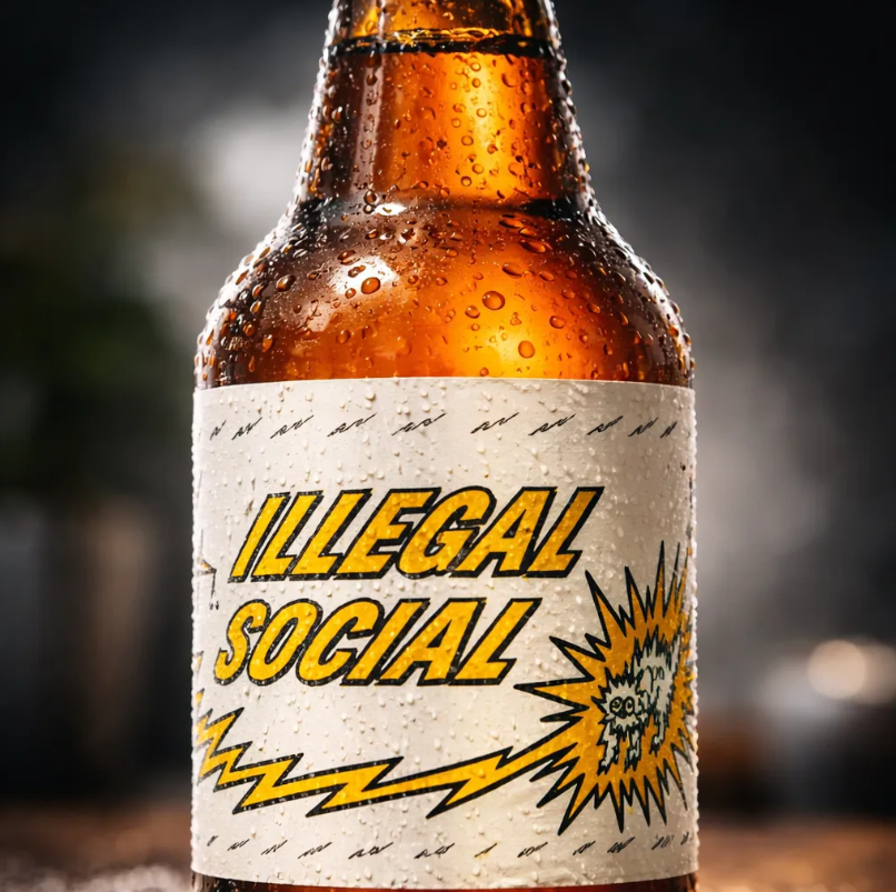 Miniatura: Cerveja Artesanal Belgian Hoppy Sociaal Illegaal 300ml – Caixa 4 Unidades