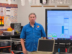 Hog County Amateur Radio Association member, Hank Dupont, KQ4DAF, explains how to send emails over the air using WinLink.
