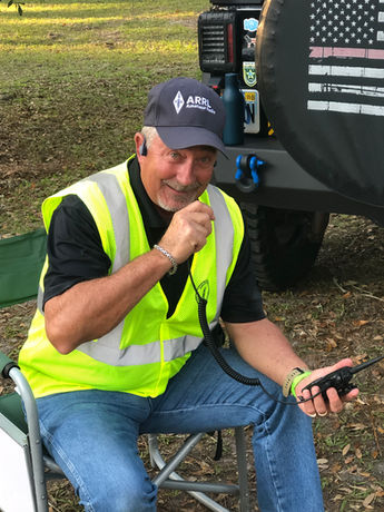 Sumter County ARES, in partnership with the Hog County Amateur Radio Assoc. provided communications for the annual Halloween event at the Dade Battlefield Historic State Park in Bushnell, Florida, October 25-26, 2024.

Picture is Finance Section Chief Martin Korecky, KM4WJK.