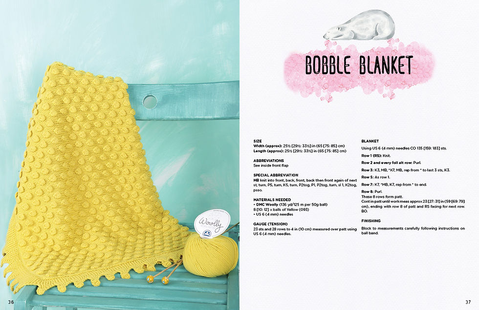Küçük resim: Sweet Baby Blankets to Knit