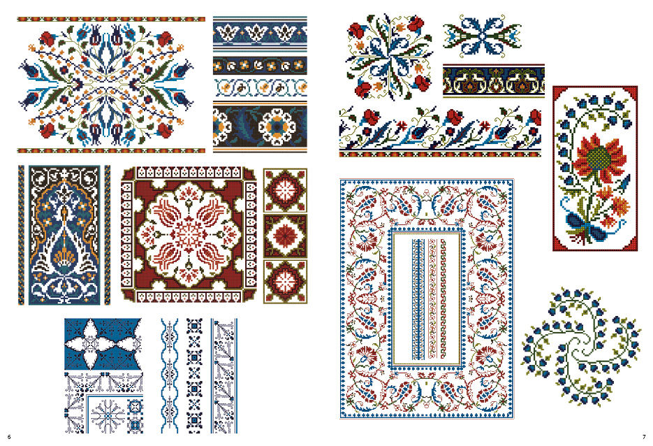 Küçük resim: Kanaviçe Osmanlı Motifleri