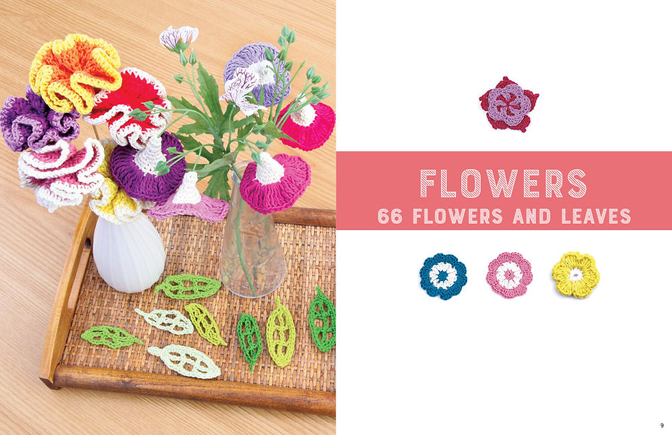 Küçük resim: Over 120 Crochet Flowers & Blocks