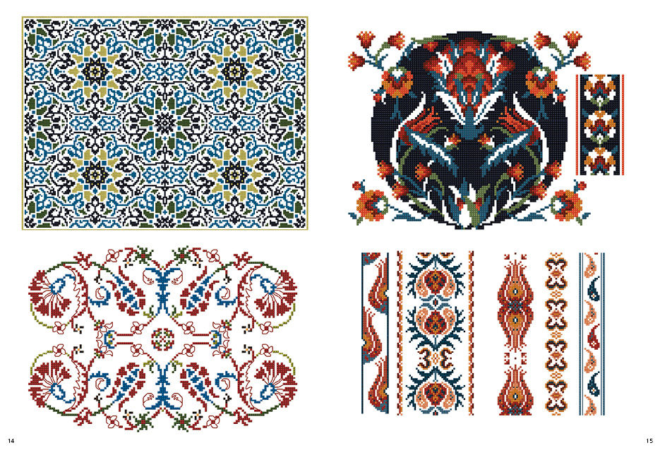 Küçük resim: Kanaviçe Osmanlı Motifleri