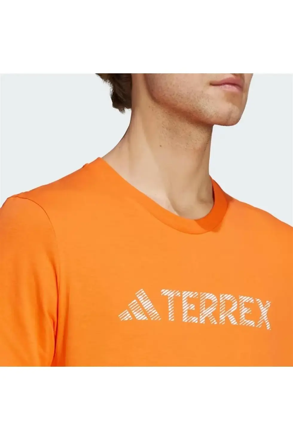 Миниатюра: adidas TX Logo Tee Erkek Tişört Turuncu