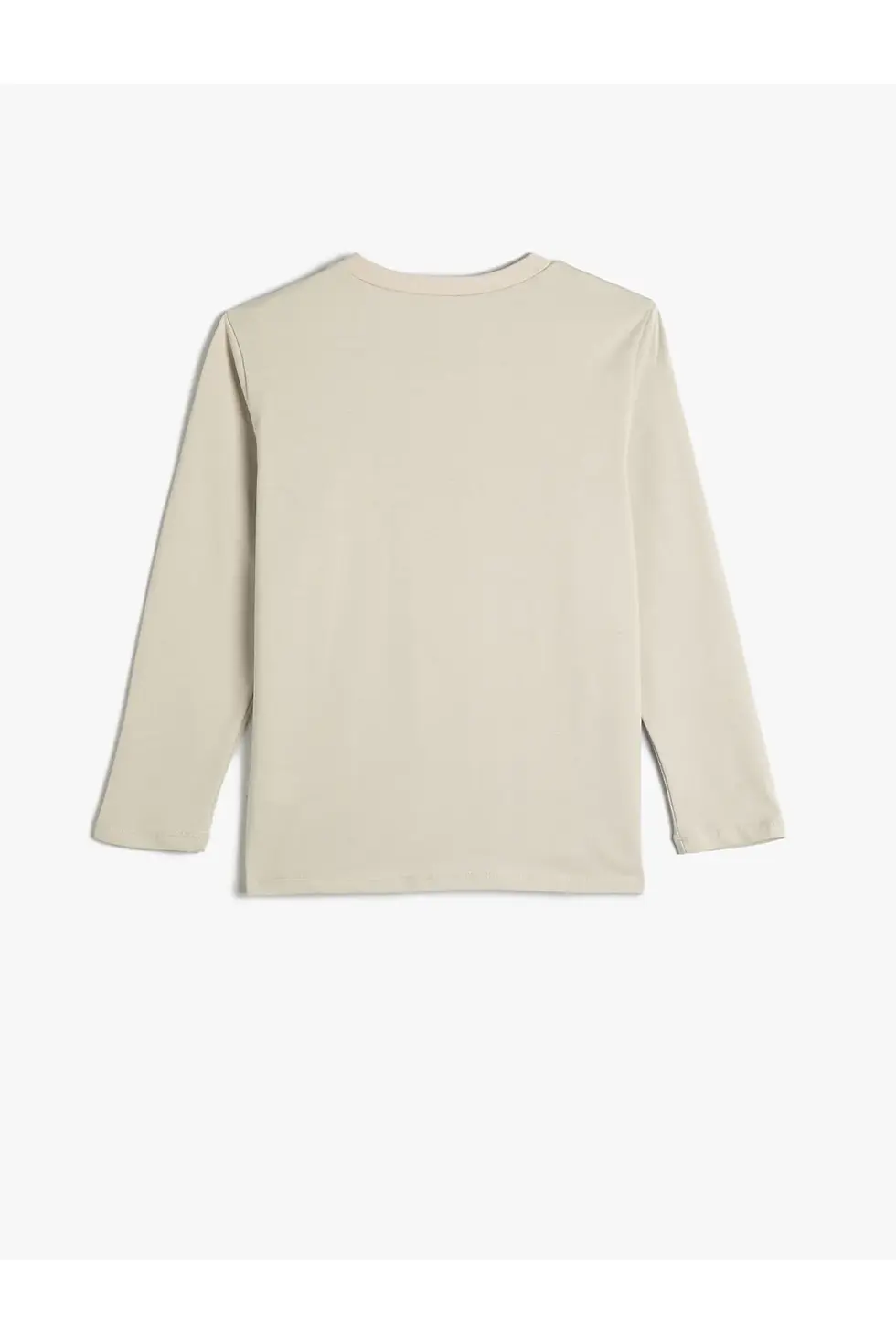 Thumbnail: Koton Tişört Uzun Kollu Bisiklet Yaka Şehir Temalı Pamuklu