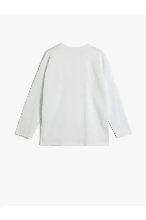 Thumbnail: Koton Batman Tişört Warner Bross Lisanslı Uzun Kollu Bisiklet Yaka Baskılı Pamuk