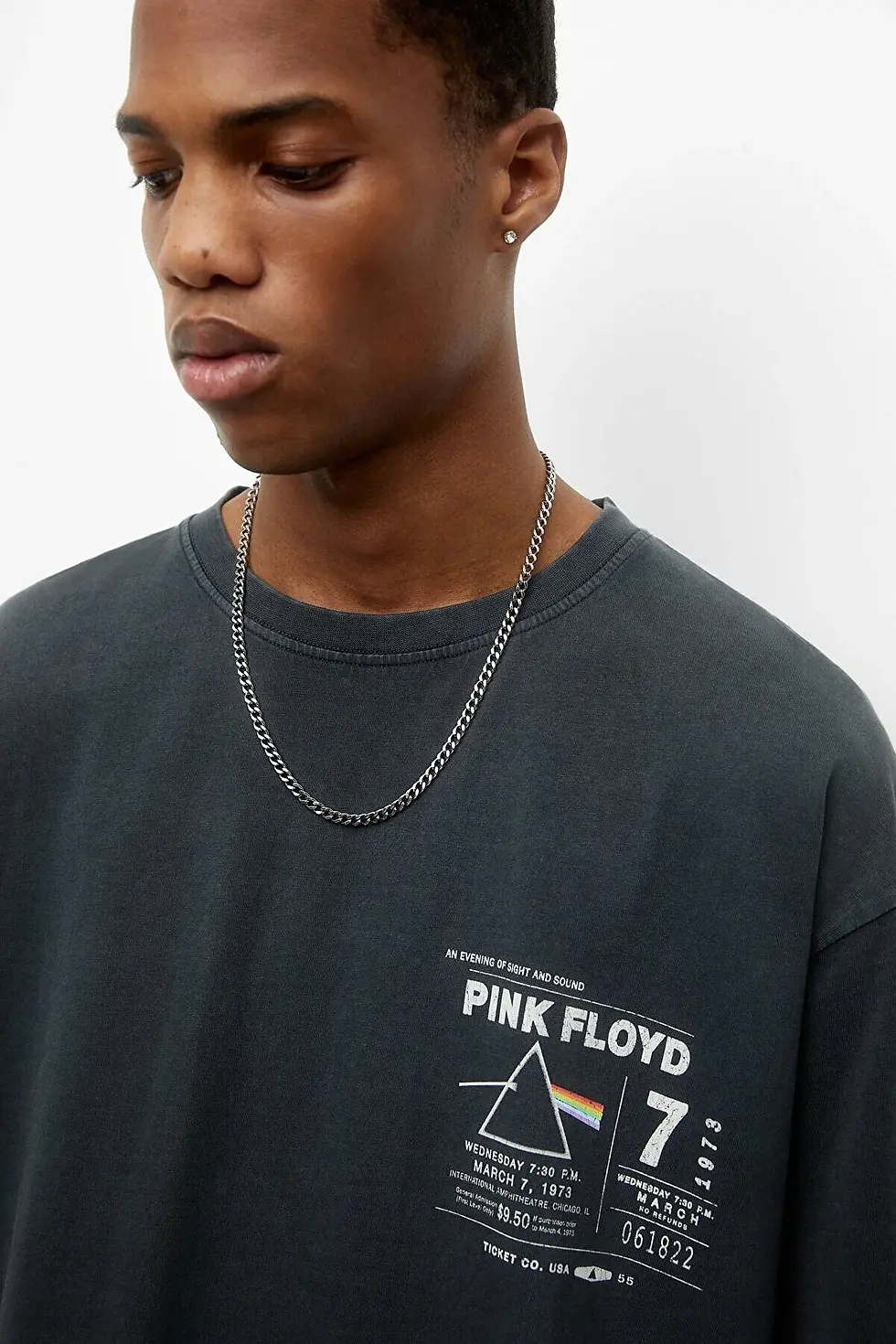 Thumbnail: Pull & Bear Soluk Efektli Pink Floyd T-shirt 07241507