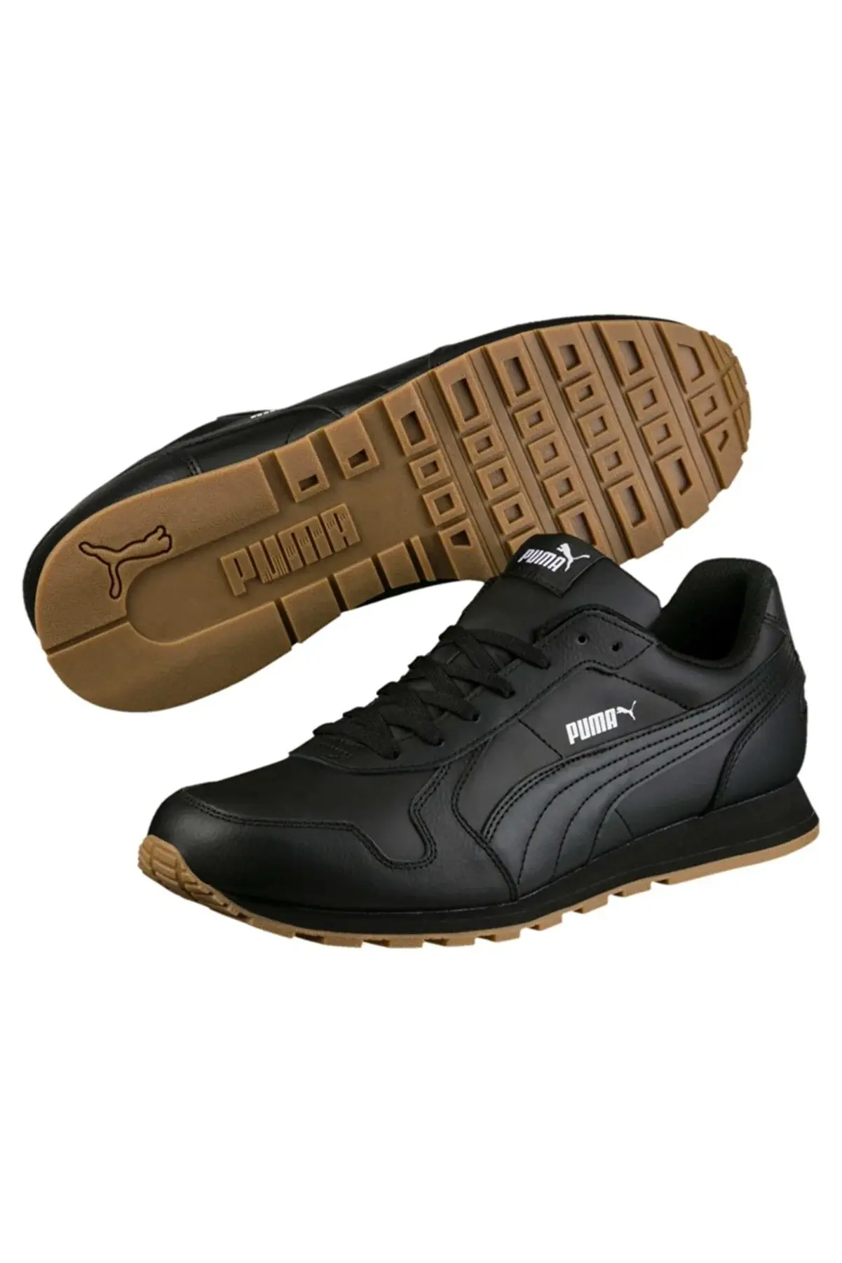 Puma Unisex Siyah Koşu Ayakkabısı - St Runner Full L Black- Black
