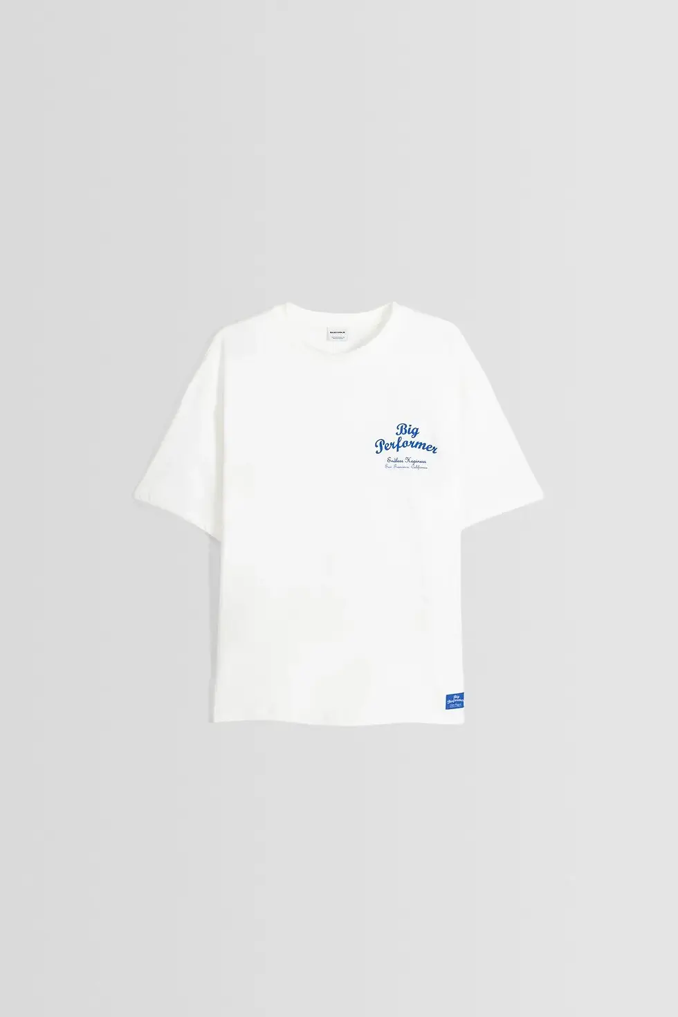 Thumbnail: Bershka Desenli kısa kollu boxy fit t-shirt