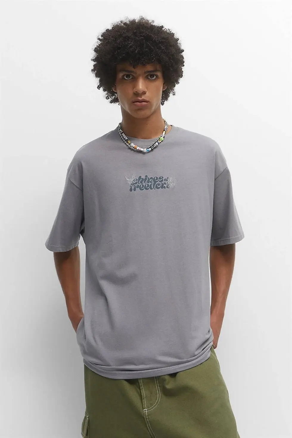 Thumbnail: Pull & Bear Parlak kısa kollu t-shirt 07241587