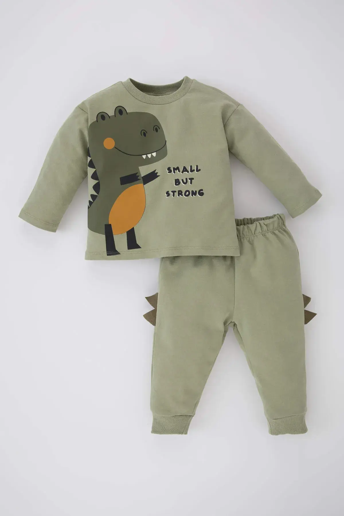 Defacto Erkek Bebek Sweat Takım LT.KHAKI