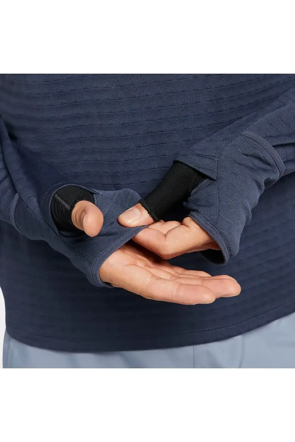 Thumbnail: Nike M Nk Tf Run Dvn Sphr Elmnt Top Erkek Mavi Koşu Uzun Kollu Tişört - Dd6120-4