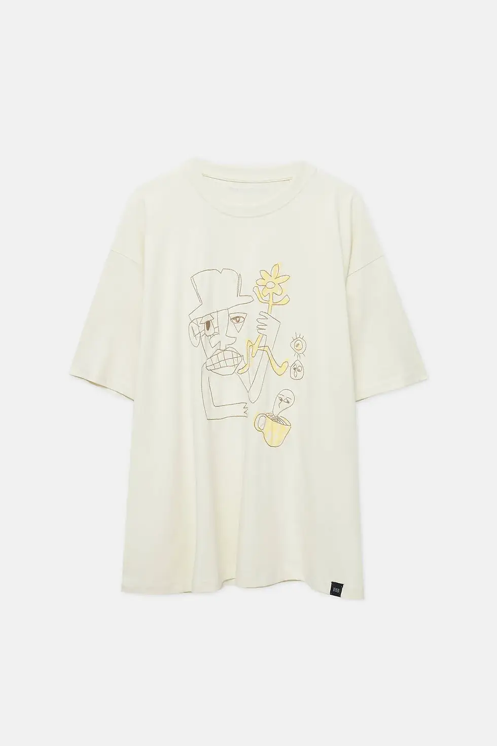 Thumbnail: Pull & Bear Kısa kollu çizim baskılı t-shirt 04248516