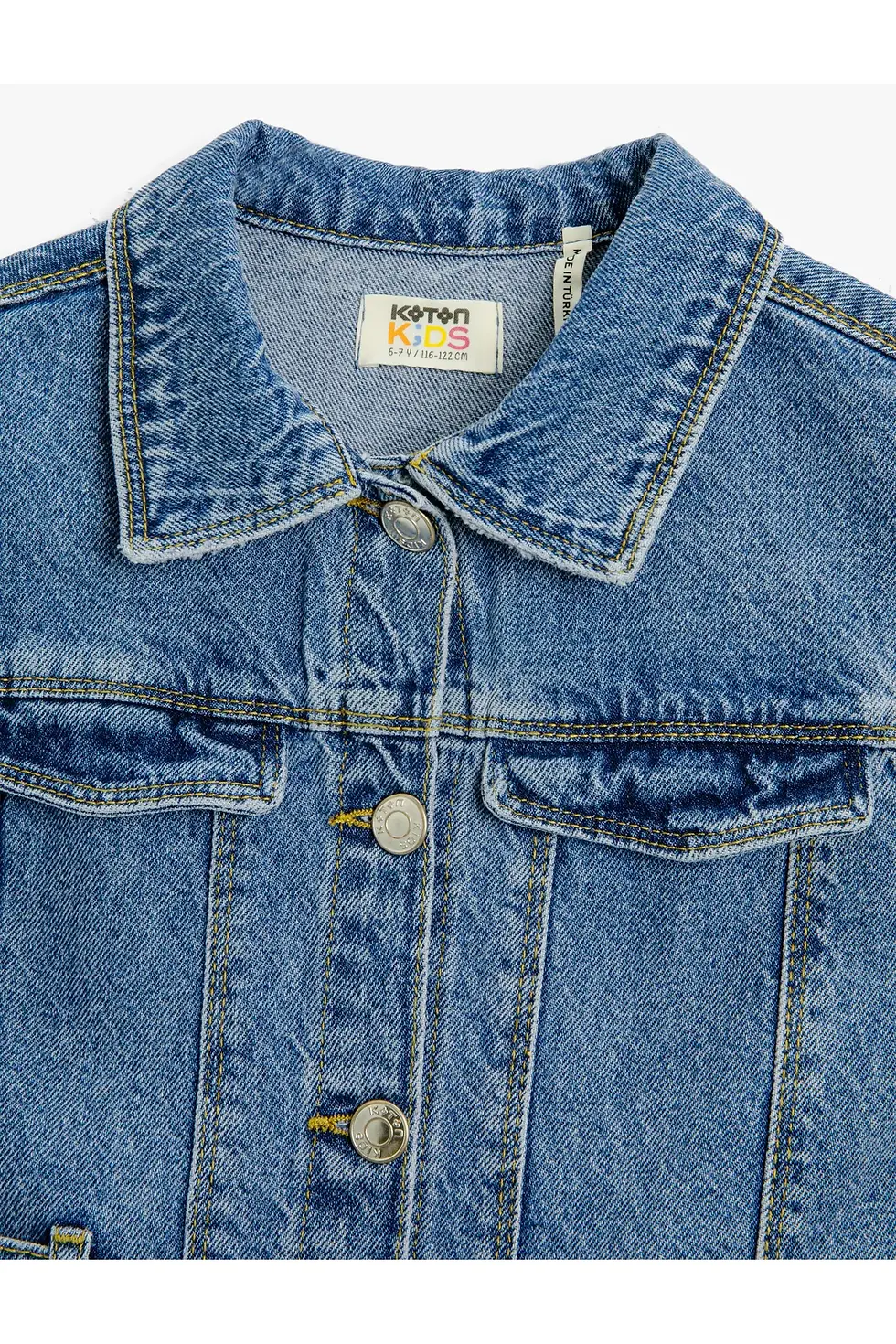 Thumbnail: Koton Kot Elbise Kısa Kollu Kuşak Detaylı Gömlek Yaka Pamuklu