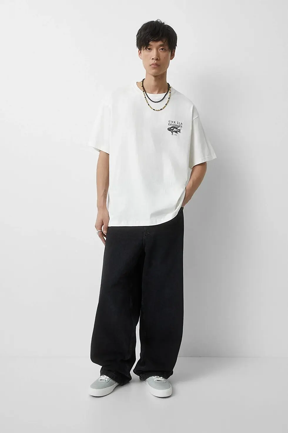 Thumbnail: Pull & Bear Desenli kısa kollu t-shirt 07242574