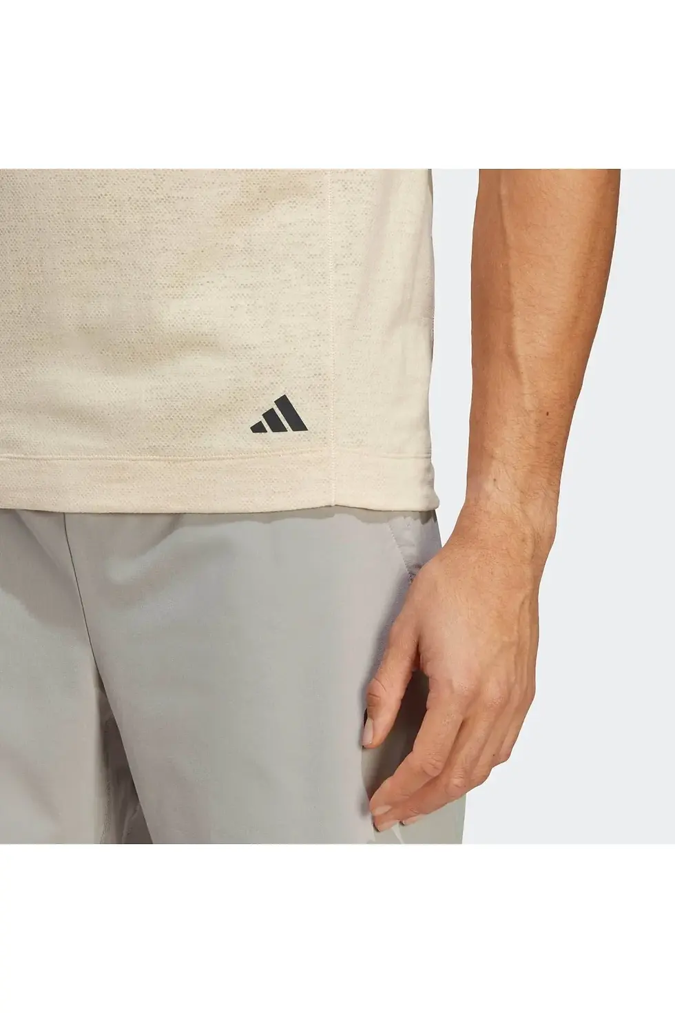 Thumbnail: adidas Yoga Erkek Krem Antrenman Tişörtü