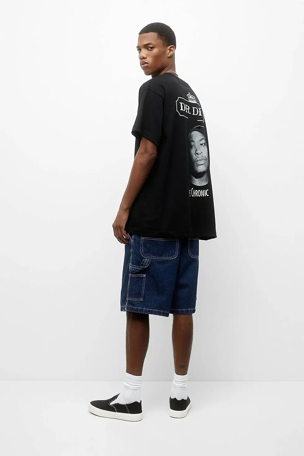Thumbnail: Pull & Bear Siyah Dr. Dre T-shirt 07242516