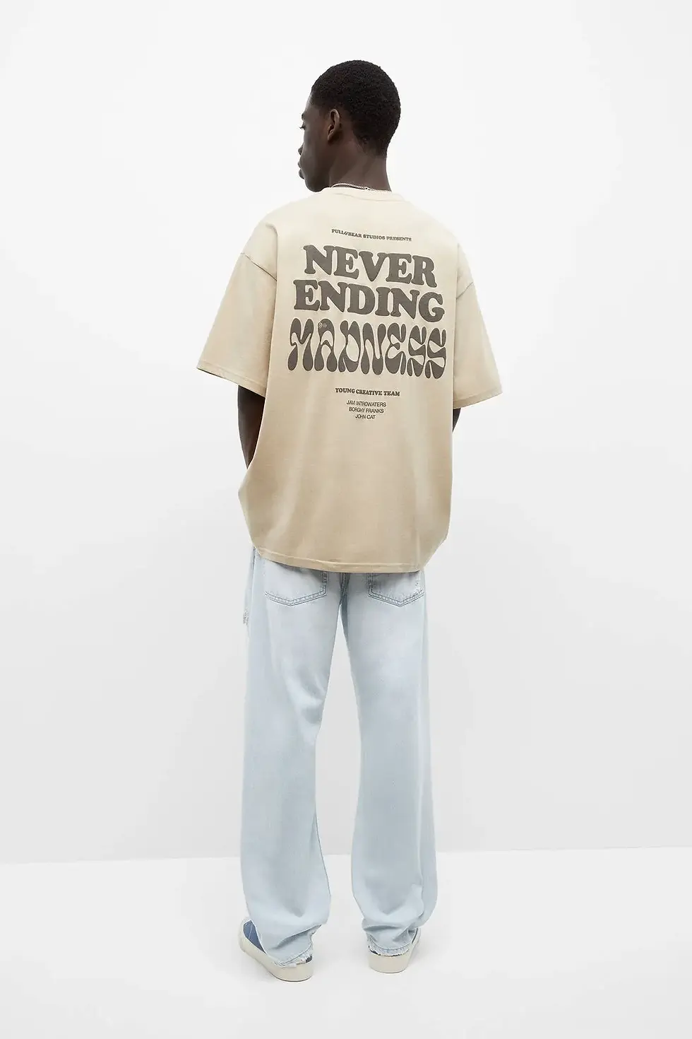 Thumbnail: Pull & Bear Erkek Desenli kısa kollu t-shirt 07241501