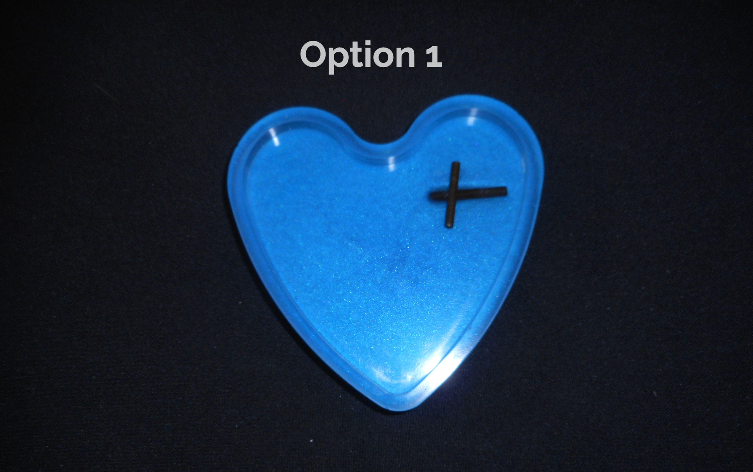 RAWTools Resin Heart Jewelry Holder