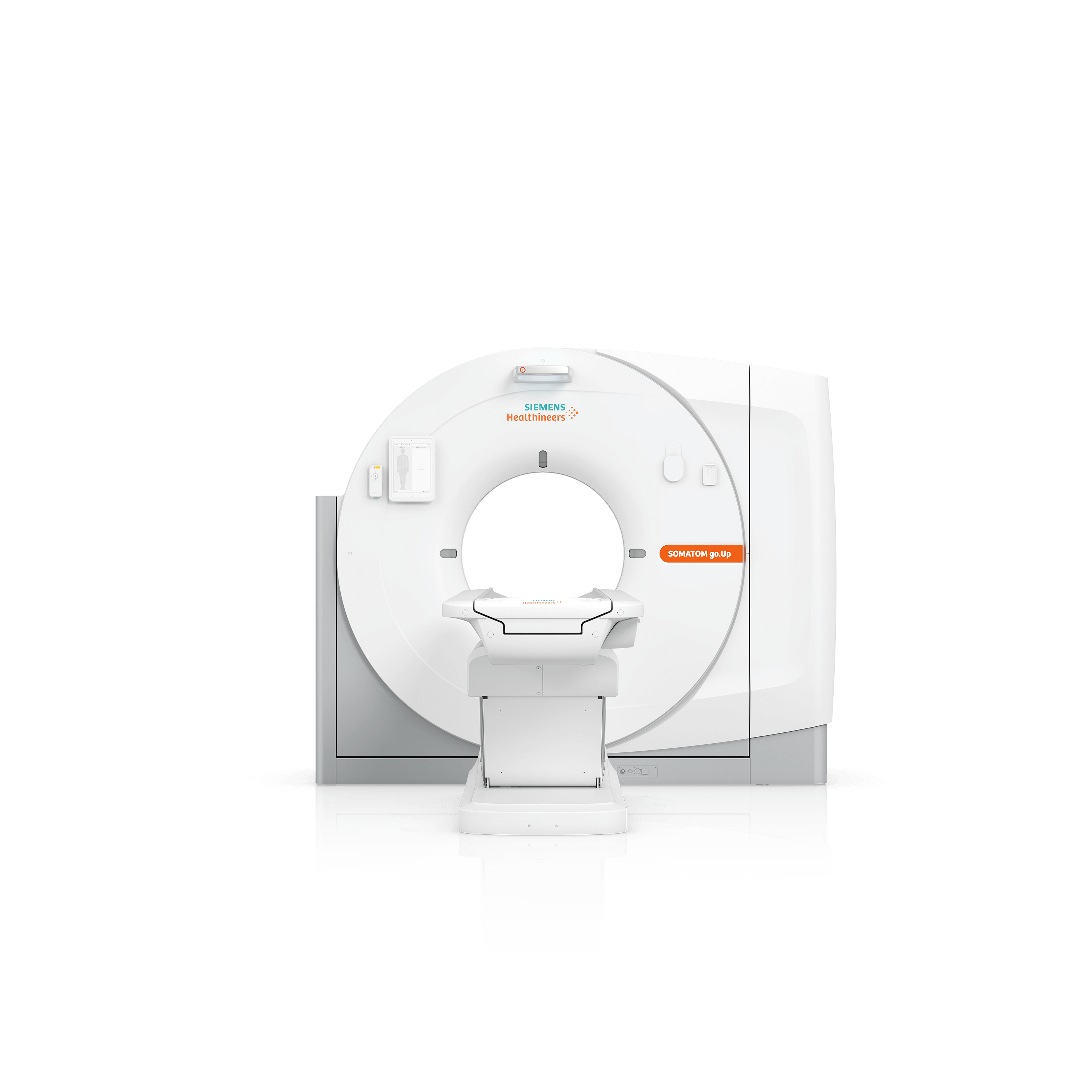 Tomógrafo Siemens SOMATOM go.Up para estudios de tomografía computarizada en Quito.