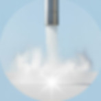 Resultado final de la limpieza con hielo seco: una superficie completamente limpia, sin residuos y con un destello de brillo