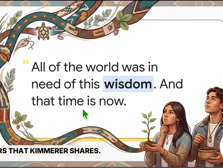 RealTalk Op ED Robin WALL KIMMERER Biocultural Restoration