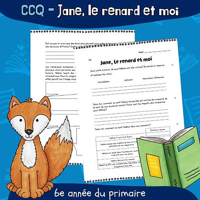 CCQ - Jane, le renard et moi (6e)