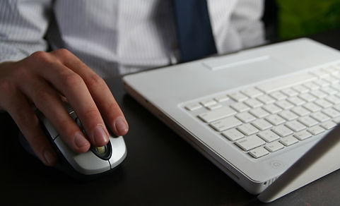 Man working on computer
