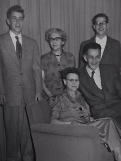 Craigs and Aunt Mary 1950s