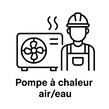 icône représentant l'entretien d'une pompe à chaleur air/eau à Bordeaux