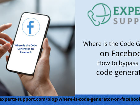 Where is the Code Generator on Facebook: How to bypass the code generator?