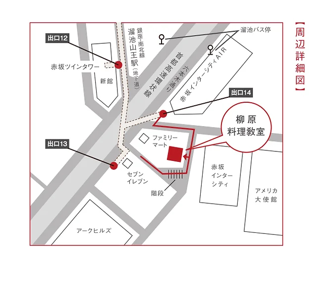 詳細地図 柳原料理教室