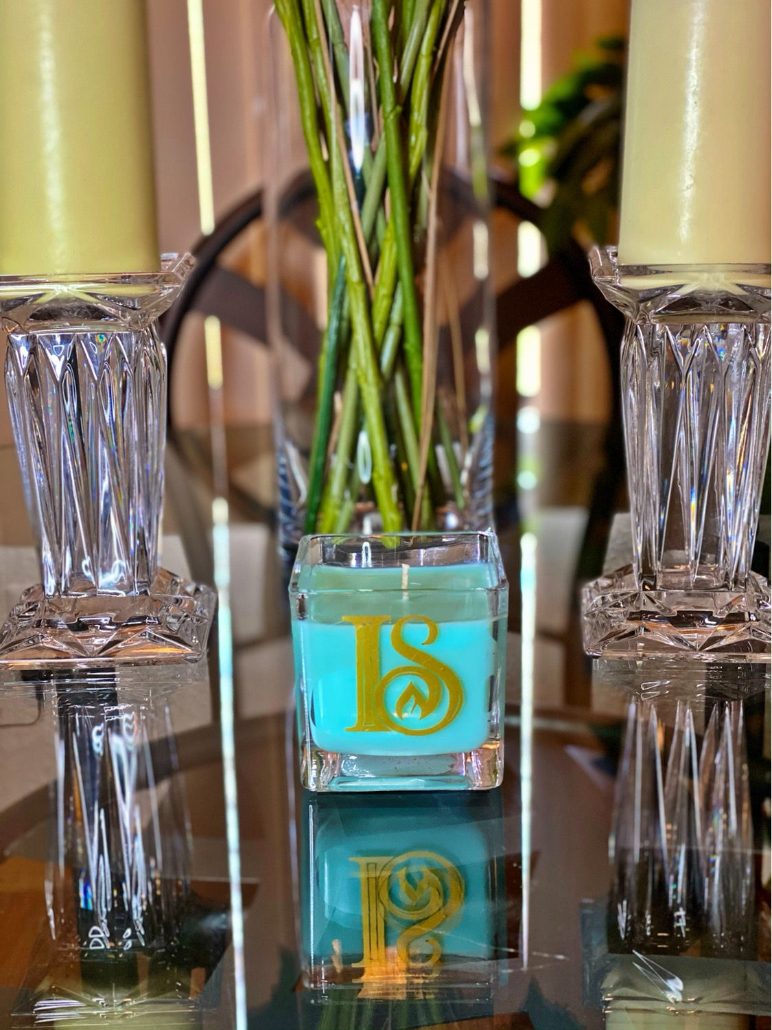 Small lucent cube - Gentle Waters