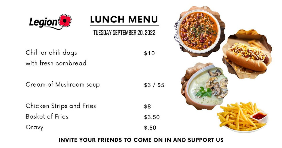 Tuesday lunch at the 109 Canteen