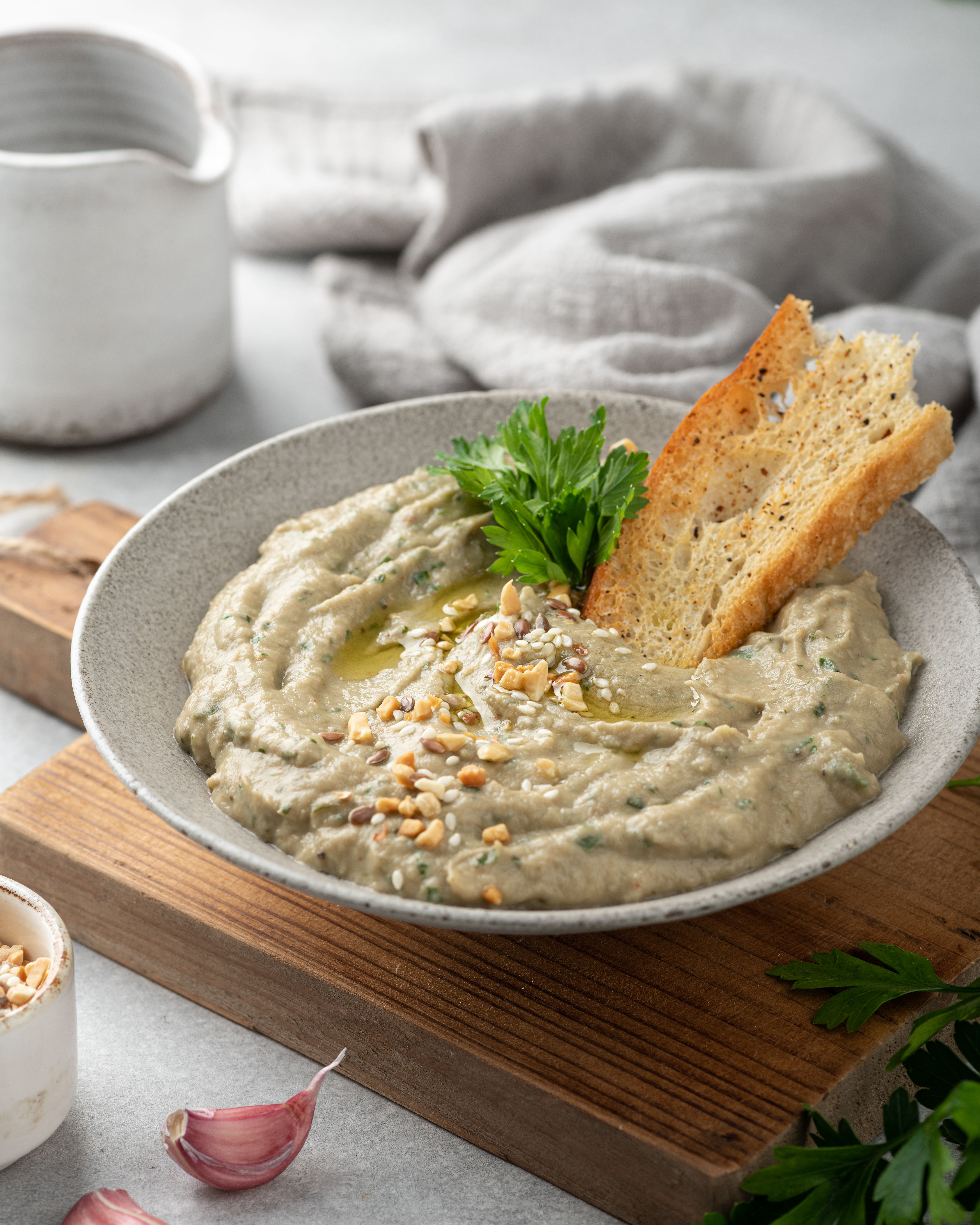Babaganoush- Eggplant Tahini dip