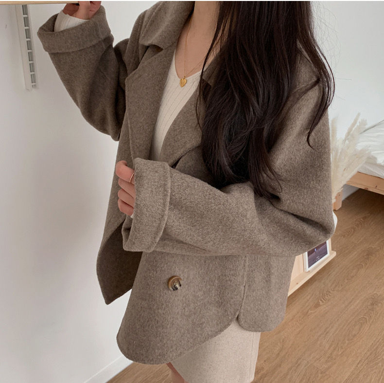 Thumbnail: Korea 🇰🇷 Korean retro brushed coat NY4763378