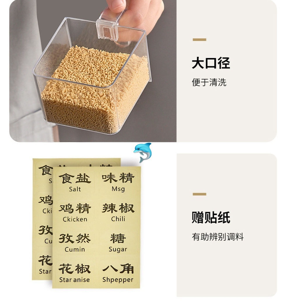 Thumbnail: Five-grid wall-mounted seasoning box NY4781487