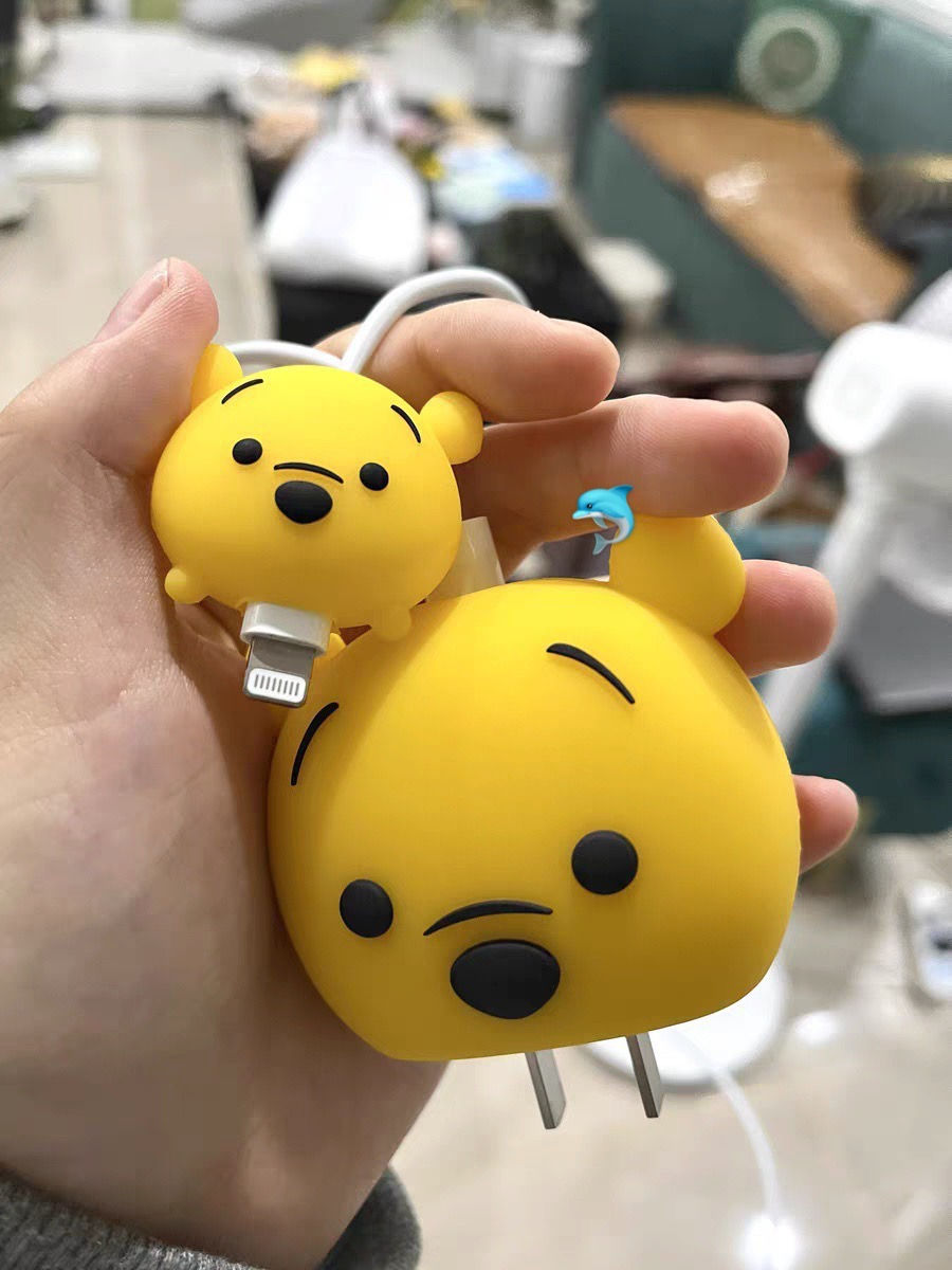 縮圖：PVC手機卡通充電器保護套NY350705