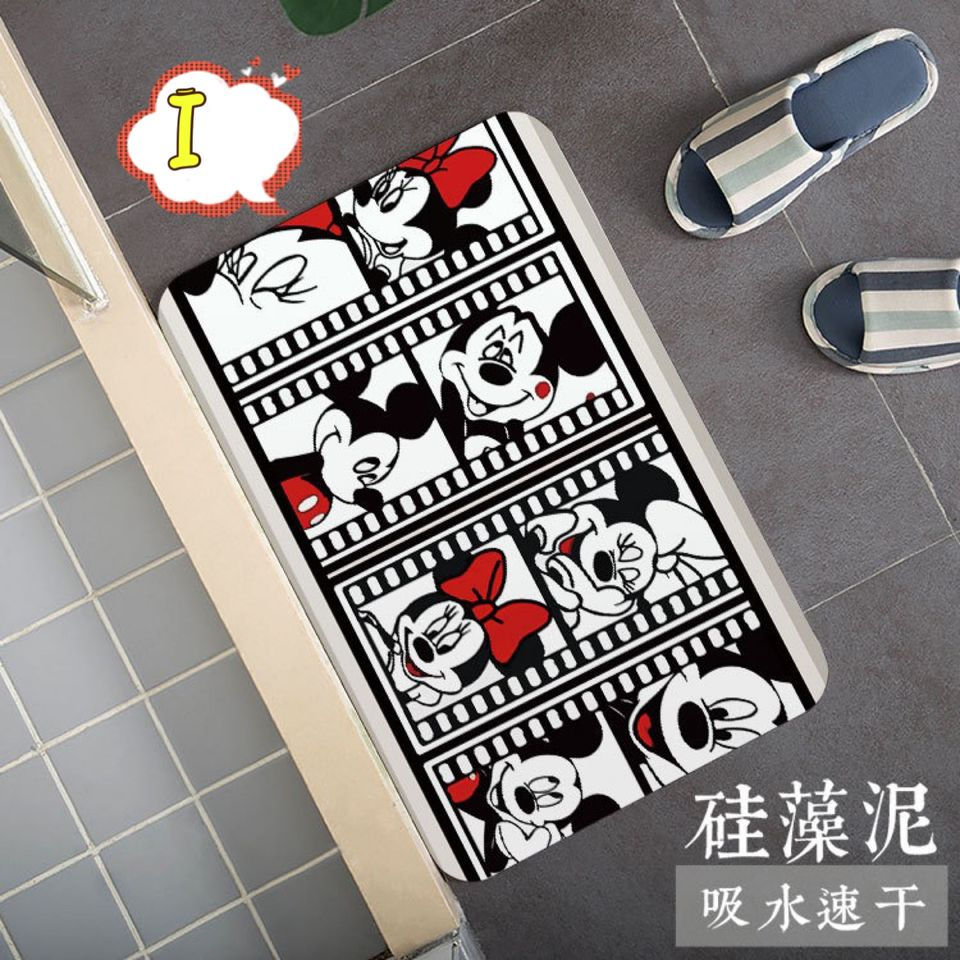 Thumbnail: Mickey series diatomite absorbent bathroom cushion NY5761709