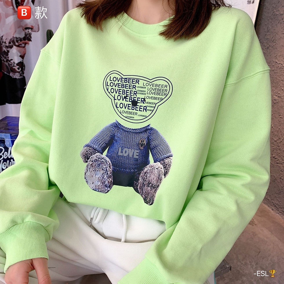 Thumbnail: 🅱️Korean version autumn and winter new bear sweater
