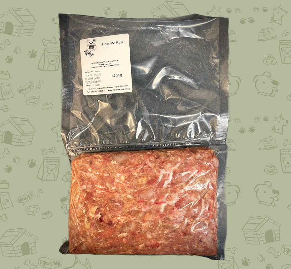 *NEW* Hear Me Raw Chicken & Pork (454g Pouch) 80-10-10