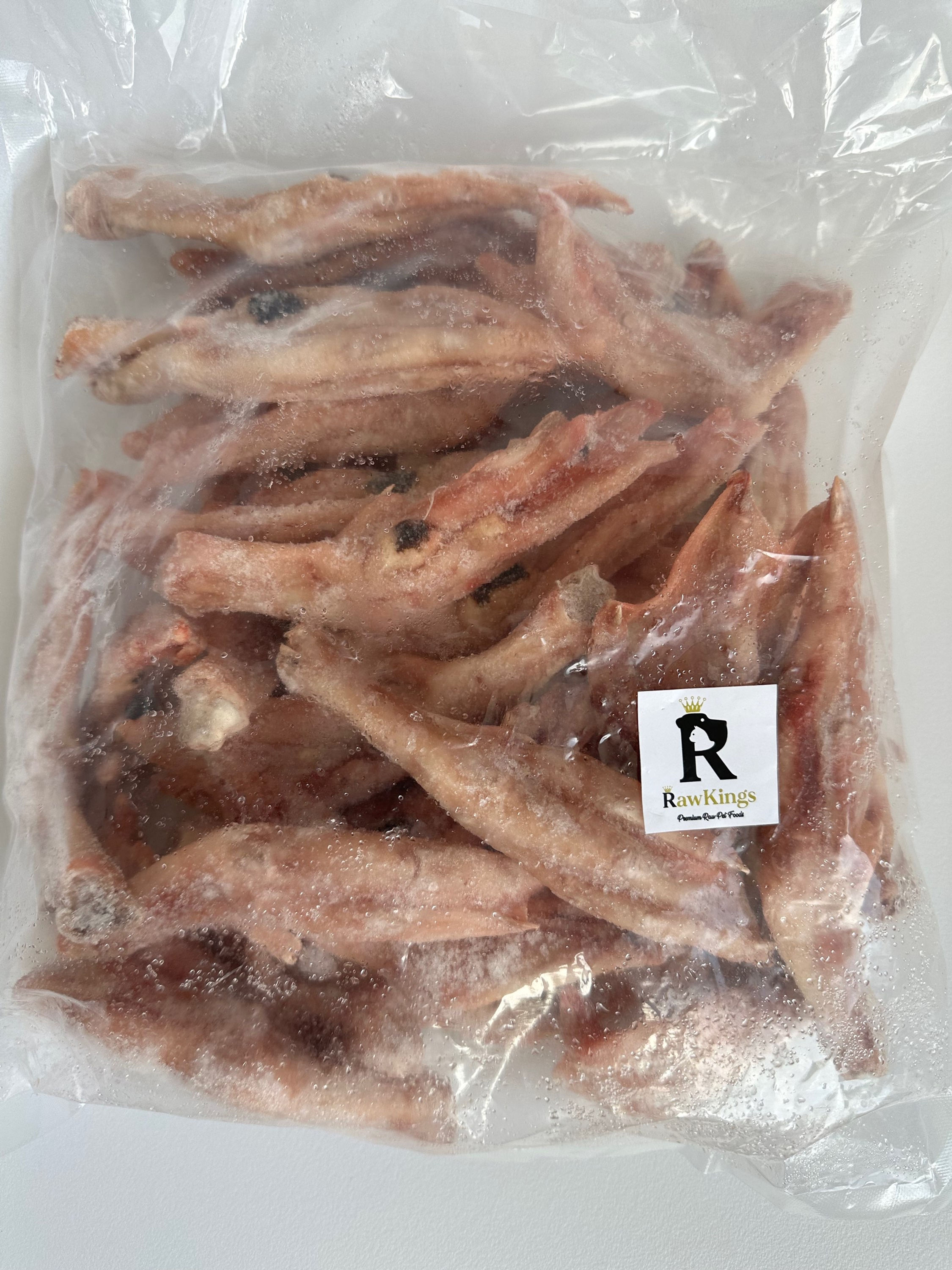 Reggie’s Raw Frozen Whole Duck Feet ~  500g