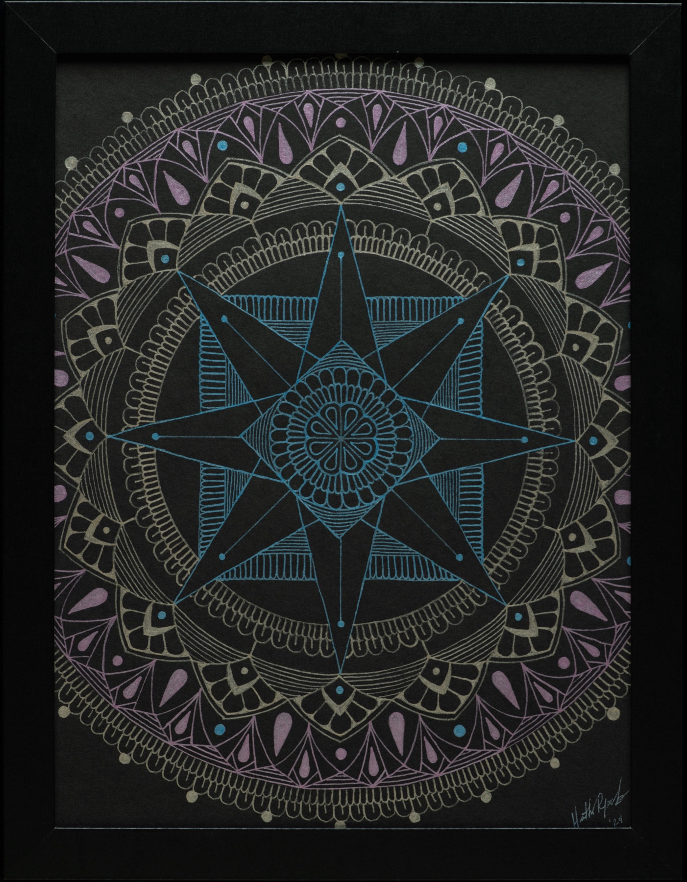 True North mandala art